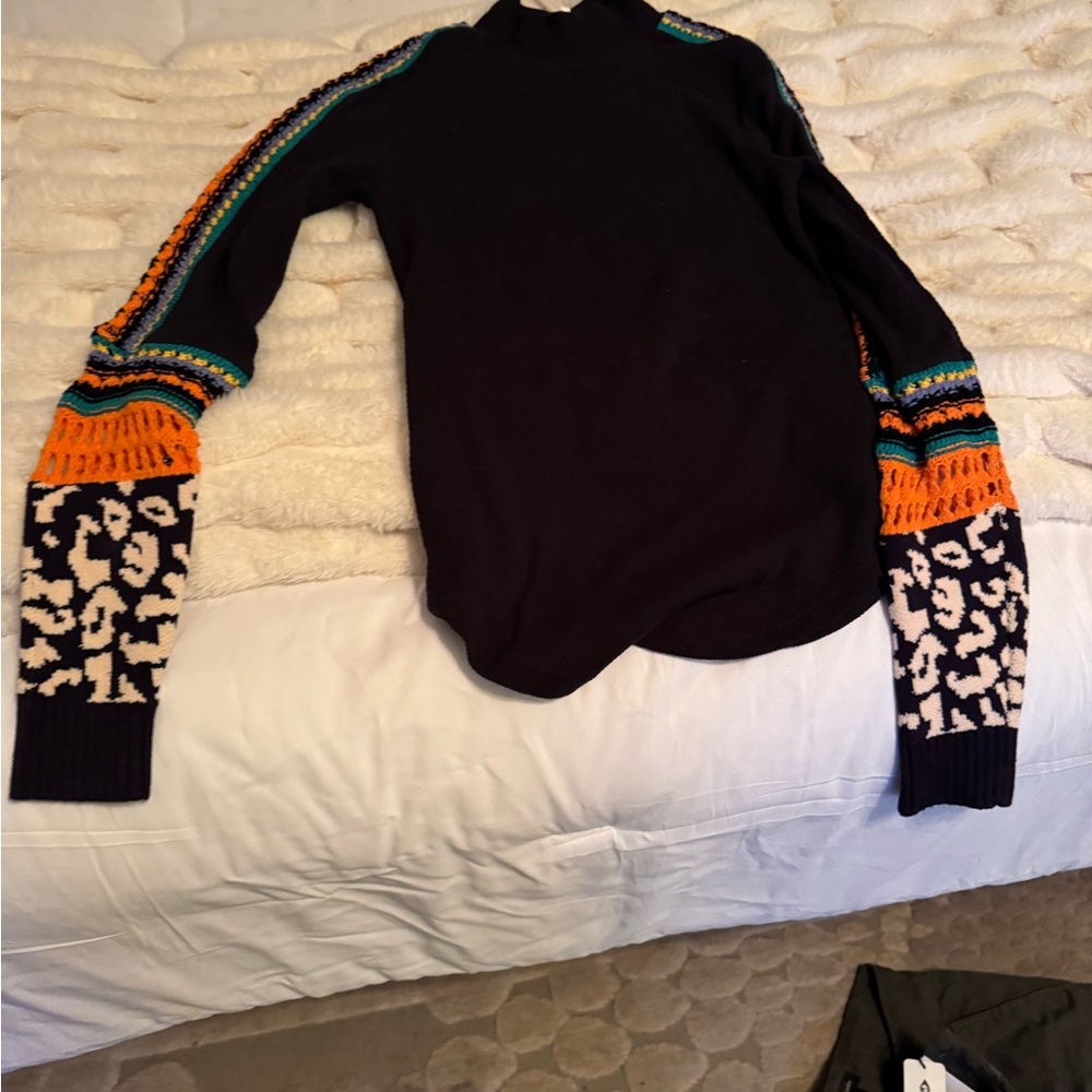 Colorful Patterned Women's Sweater-Sexy Sweater